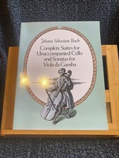 J.-S. Bach Oeuvre pour violoncelle et viole de gambe partition éd. Dover