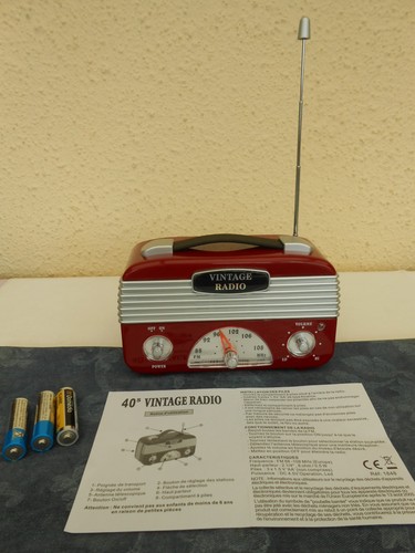Petit poste radio vintage - poste, "