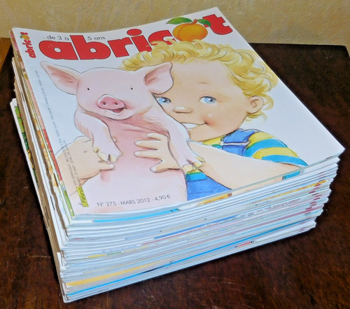 Lot magazines abricot 5 - magazines,