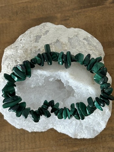 Bracelet malachite - bracelet, en