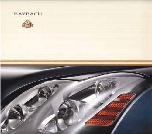 Catalogue brochure maybach - catalogue,