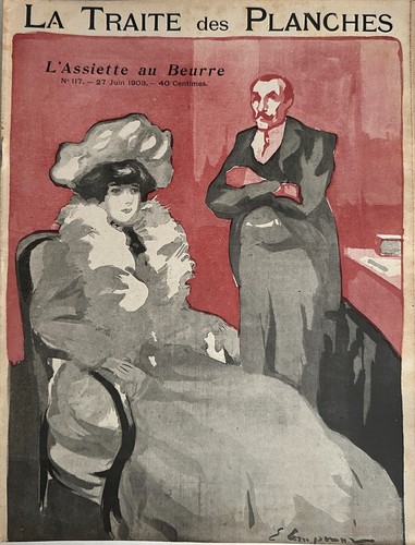 Assiette beurre 1903 n - assiette,