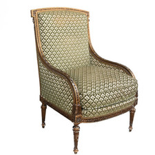 Fauteuil bergère de style
