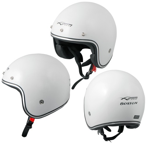 Casque moto jet blanc - jet,