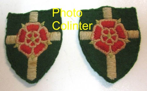 Paire insignes tissus - d'insignes, gb