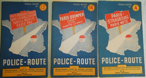 Cartes routieres police - cartes,
