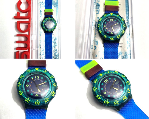 Swatch scuba nouveau blue - scuba, moon