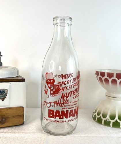 Bouteille banania rouge - banania,