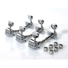 Mécaniques d'origine Gretsch, série Electromatic vintage, 6 pièces, chromées