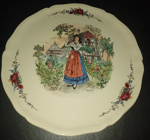 Plat gâteau sarreguemines - à,