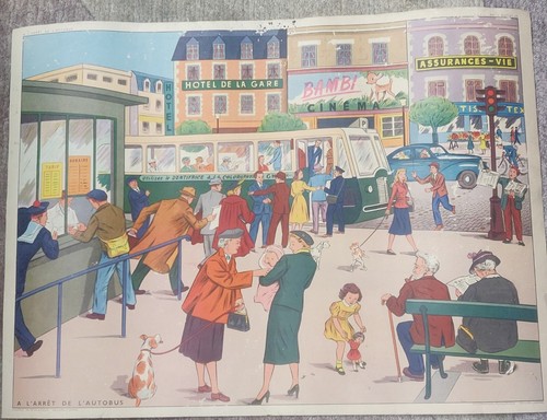 Années affiche vie - années, 50.
