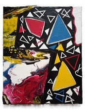 Tableau moderne abstrait multicolore " Abstract 3"