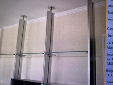 bibliothèque FRYDMAN Design 70 Verre Et Inox