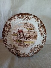 Assiette anglaise, Johnson Brothers "Coaching Scenes"  Ø 25 cm