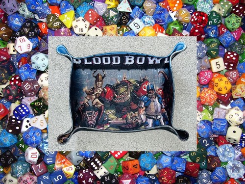 Tapis dés blood - dés, bowl