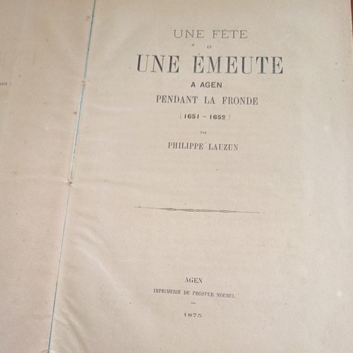 Une fete emeute agen - fete,