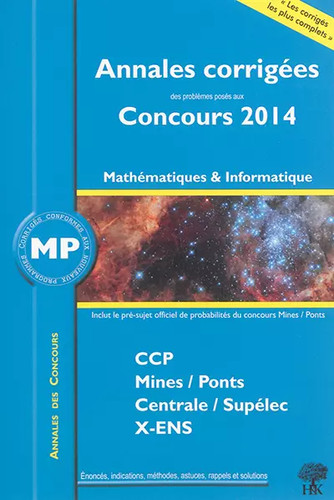 Annales des concours 2014 - , mp