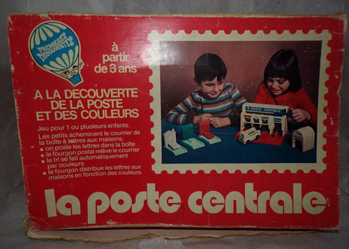 Jouet vintage poste - "la,