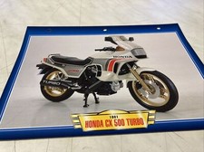 Honda CX500 turbo 1981 CX 500 fiche carte moto passion collection Atlas