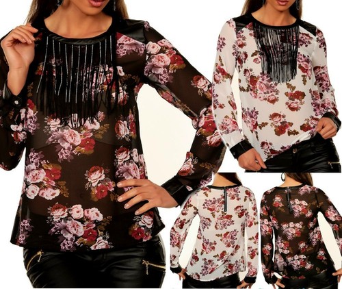Sexy miss femmes fleur - sexy, blouse
