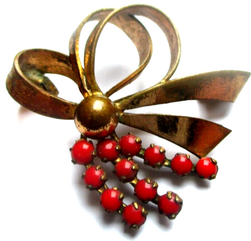 Ancienne broche plaqué - , or