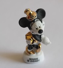 FEVE    "DISNEY MICKEY RETRO 2005 - NOIR BLANC OR" - MINNIE 2   MAT ET DORÉ