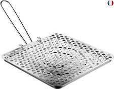 Ibili 810400 Grille-Pain, Aluminium, Argent, 17 cm, 20.8 x 20.39 x 1.8 cm