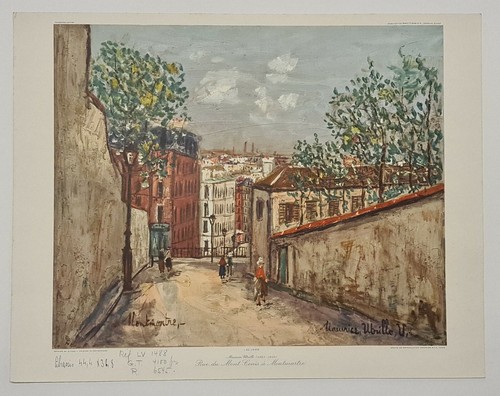 Maurice utrillo rue - maurice,