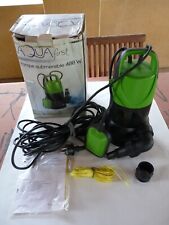 Pompe Eaux usées  AQUAFIRST 7500L/h 400W  Pompe de relevage Submersible Drainage