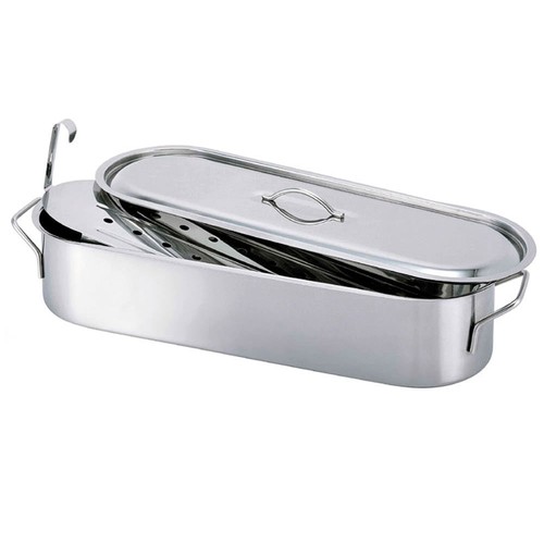 Poissonnière inox avec - inox,