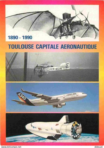 Carte postale aviation - postale,