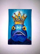 Original ACEO Fancy Fish Art
