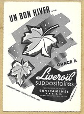 Carte Postale Publicitaire Liveroïl Suppositoires - Dessin de René Letourneur