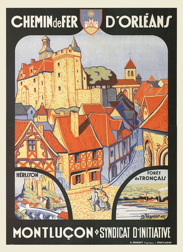 Affiche chemin fer - de,