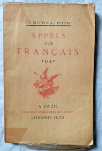 Maréchal pétain appels aux - appels,