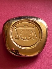 RARE  MÉDAILLE PRESSE PAPIER  AVEC LA BALANCE DE LA JUSTICE  CONGRÉS STRASBOURG