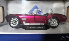 AC COBRA 427 MKII METALLIC PURPLE 1965 SOLIDO S1850003 1/18 METAL VIOLET.