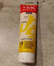 1 tube de peinture acrylique jaune n°13 // PEBEO 150 ML
