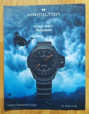 Publicité Papier - Montre HAMILTON de 2022