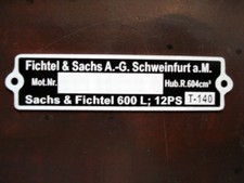 Panneau Type Fichtel & Sachs