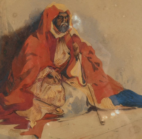 Tableau gouache oriental