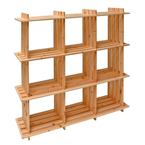 Etagère bois casiers - en, 9