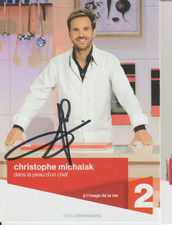 Christophe Michalak  signature manuscrite