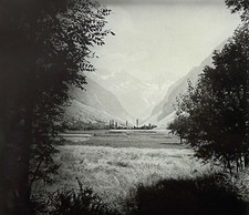 Paysage Vallée Montagne c1920