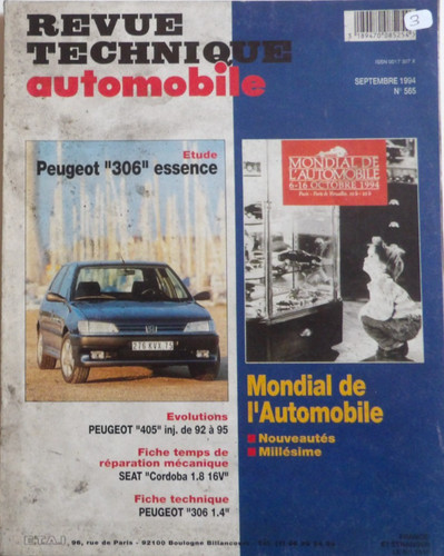 Revue technique automobile rta - revue,