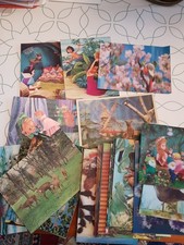 Cartes postales  visio  relief sujets animaux et dessins animés en couleurs 