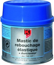 Mastic rebouchage élastique sur métal carrosserie 250gr durcisseur AUTO-K