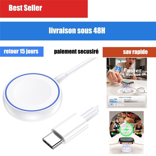 Chargeur apple watch usb - watch, usb-c