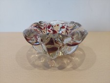 Beau cendrier vase en verre