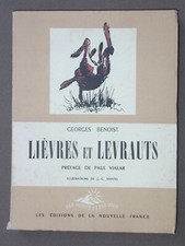 Lièvres et levrauts - G. Benoist - 1946 illustré par Mantel - Chasse et élevage 